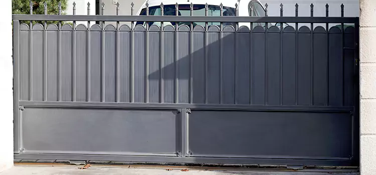 Metal Driveway Gate Installation Brooklin